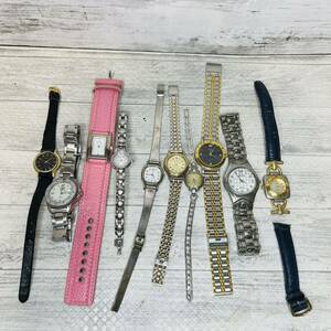 1円スタート　不動品　時計　10本まとめ売り　セット売り　管理番号146 SEIKOセイコー　CITIZENシチズン　アンクラインなど