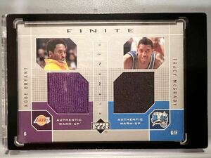 激レア Kobe Bryant Tracy McGrady Jersey 02 Upper Deck コービー・ブライアント トレイシー・マグレディ NBA ユニフォーム Panini バスケ