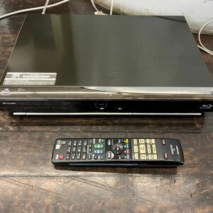 SHARP AQUOS BD BD-HDW45 シャープ HDD レコーダー ブルーレイデスクレコーダー 2番組同時録画 アクオス リモコン付 動作確認済み 2010年製