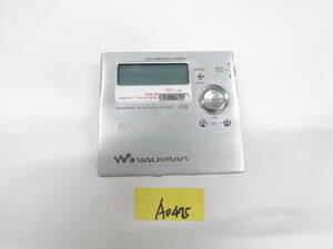 SONY MDウォークマン WALKMAN MZ-R909 通電ジャンク　A0475