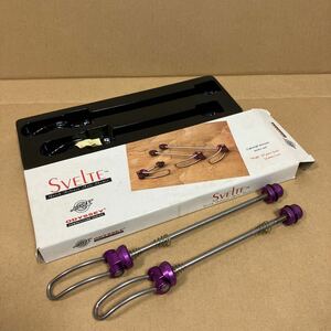 Odyssey Svelte Quick Release Axle Skewer / オデッセイ スヴェルト クイックリリース 当時もの パープル Crumb Works OLD MTB