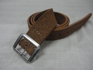 【ウエアハウス】マスタード/36　Lot 6043 スウェードギャリソンベルト SUEDE GARRISON BELT