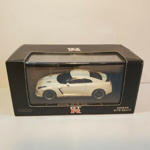 EBBRO 1/43 「NISSAN GT-R Spec V 2009 BRILLIANT WHITE PEARL」 新品未使用 664