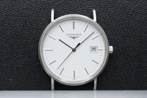 LONGINES Ref:L4.720.4 ロンジン グランドクラシック フェイスのみ 白文字盤 2針 クォーツ 腕時計 ■29317