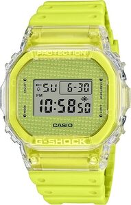 CASIO カシオ 腕時計 G-SHOCK DW-5600GL-9JR　Lucky Drop デジタル　スクエア　イエロー　クリア　ユニセックス