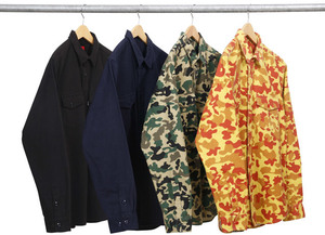 S Used Supreme Field Shirt シュプリーム カモフラ