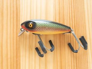 【レア】へドン リバーラント ウッド グラスアイ ２ピースリグ Nカラー / Heddon River Runt #119 : N(Red Dace Scale)