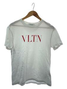 VALENTINO◆Tシャツ/XS/コットン/WHT/無地