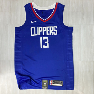 USA正規品 【2XL】 NIKE ナイキ NBA クリッパーズ LA Clippers ポールジョージ George #13 オーセンティック バスケシャツ ロイヤルブルー