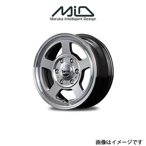 MID ガルシア シカゴ5 アルミホイール 4本 N-ONE JG1/JG2(14×4.5J 4-100 INSET45 メタリックグレーポリッシュ)GARCIA CHICAGO5