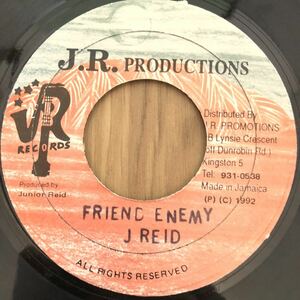 送料無料★レア 大人気キラーチューン!! FREND ENEMY / JUNIOR REID★レゲエレコード大量出品中