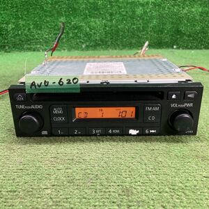 AV6-620 激安 カーステレオ MITSUBISHI 8701A124 DY-2J40-3-TH FM/AM CD プレーヤー 本体のみ 簡易動作確認済み 中古現状品