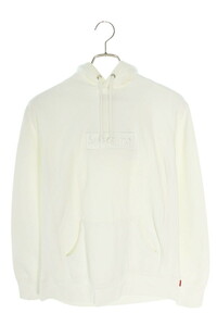 シュプリーム パーカー 14AW Tonal Box Logo Pullover サイズ:S ボックスロゴプルオーバーパーカー 中古 OM10