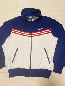 80s ビンテージ デサント製 西ドイツタグ トラックジャケット ジャージ adidas アディダス トリコロール