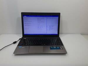 ASUS K55VD Core i7 NVIDIA BIOS確認ノートパソコンジャンク(155003