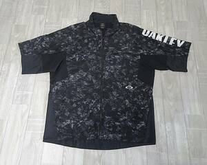 【必見】★オークリー/OAKLEY/ゴルフ/メンズ/半袖/デザイン/ジャケット★大き目/２XL/胸周122㎝〔P-626〕