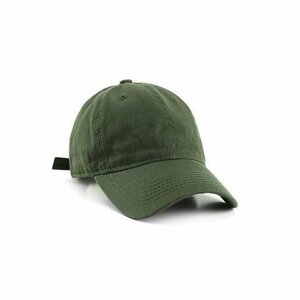 【新品】コットン ツイル ベースボール キャップ Twill Baseball Cap【送料無料】ミリタリーグリーン色