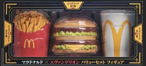 新品未使用 マクドナルド エヴァンゲリオン 抽選販売当選品 フィギュア3種セット マクドナルド