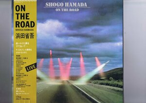 盤質新品同様 国内盤 2LP Shgo Hamada / On The Road 浜田省吾 shogo オン・ザ・ロード 帯付 インサート付 ブックレット付 32AH 1410～11