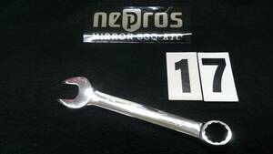 ＜03036A＞　　KTC　ネプロス　nepros　ショートコンビネーションレンチ　NMS2S-17　　未使用