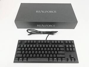 REALFORCE リアルフォース ラピッドトリガー キーボード 東プレ GX1 静音 30ｇ 英語配列 ゲーミングキーボード 87キー X1UD13