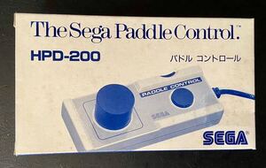 未使用　セガ パドルコントロール　hpd-200 the sega paddle Control 任天堂/PCエンジン　/検/FC/GB/昭和レトロゲーム/当時物