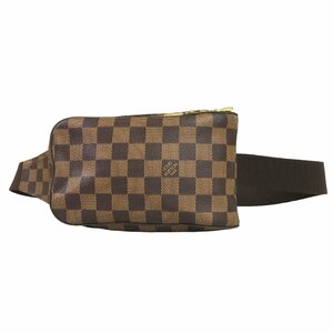 【1円～】ルイヴィトン Louis Vuitton バッグ ショルダーバッグ ジェロニモス ダミエ エベヌ N51994 CA0024 ブラウン レザー 中古