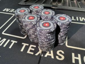 pokerstars ポーカー　チップ　100x120枚セット　テキサスホールデム　ポーカースターズ 1枚約10g