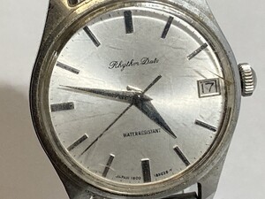 腕時計 CITIZEN シチズン 手巻き Rhythm Date リズムデイト C.C.P. 4-180712KA 現状品