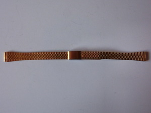 BAMBI バンビ レディース腕時計 ステンレスベルト 金色 10mm スライドタイプ