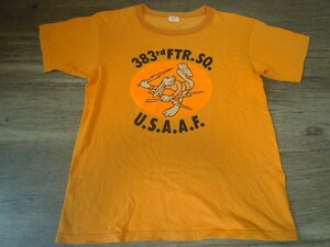 22h McCOYマッコイTシャツ 383rd FTR SQ USAAF 半袖Tシャツ/M