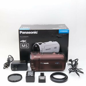 パナソニック 4K ビデオカメラ 64GB 光学20倍ズーム カカオブラウン HC-VX992MS-T