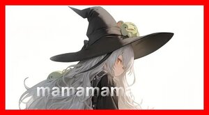 ステッカーNo.470 PC 車 デカール 防水 かわいい かわいい 女の子 アニメ 痛車　ハロウィン 魔女 ホラー 