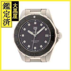 TAG HEUER　タグ・ホイヤー　アクアレーサー　WAY131M.BA0748　ブラックシェル/11Ｐダイヤモンド　女性用クオーツ時計【473】