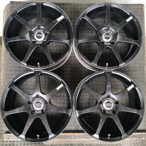 管理番号：S9-226【4本価格】【17x7J 5x114.3 ET+45 ハブ73】YOKOHAMA AVS MODEL7・エルグランド プリウスα等・直接引取・下取り可能