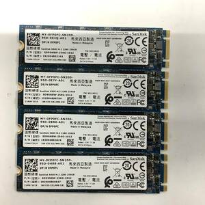 S60513161 SanDisk M.2 256GB SSD 4点【中古動作品】