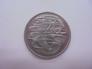 【外国銭】オーストラリア 20セント 白銅貨 1996年 カモノハシ 古銭 硬貨 コイン ①
