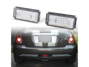 在庫あり BMW用 Mini Cooper用 R50 R52 R53 LED 36連ナンバー灯 ライセンスランプ キャンセラー付 ミニクーパー用 YLL-00151