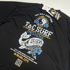 ●送料390円可能商品 タウン＆カントリー T＆C SURF DESIGNS 新品 メンズ 吸汗速乾 DRY 半袖 Tシャツ 黒[DM7326-08-3L]一 三 零★QWER★