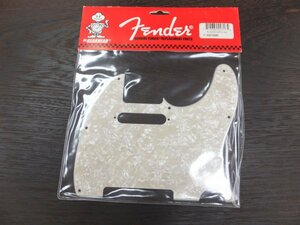 Fender USA　テレキャスタ用ピックガード　白パール　4PLY　8穴　＃0992150000