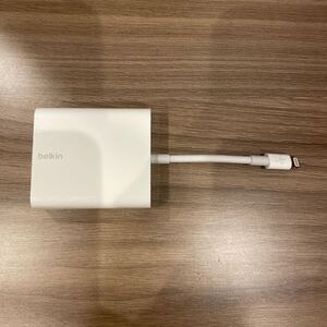 belkin RJ45 lightning 変換アダプタ LANケーブル