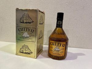 【新品未開栓】ＣUTTY 12 カティサーク 12年 スコッチ ウイスキー 特級 750ml 43% 80サイズ（374）