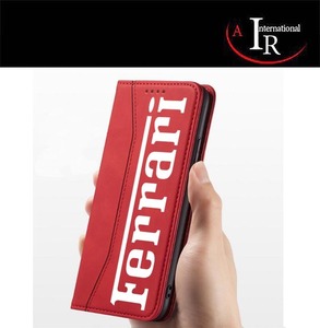 ★送料無料★Ferrari★iphone 13★手帳型ケース 名刺入れ RED フェラーリ★