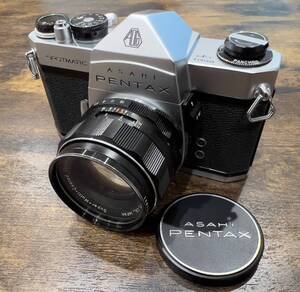 1円スタート ASAHI PENTAX SPOTMATIC SP ペンタックス Super TAKUMAR 55mm f1.8 動作確認 まとめ セット フィルムカメラ