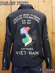 新品 テーラー東洋 コットンベトナムジャケット VIETNAM MAP M スーべニアジャケット TT15546