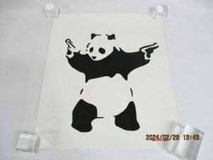 希少 WCP Banksy バンクシー PANDA WITH GUNS リプロダクション シルクスクリーン プリント 現代アート 限定品