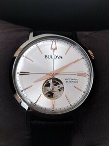 「100円スタート」腕時計　BULOVA ブローバ　紳士腕時計　自動巻　稼動品　美品　ブランド腕時計　アクセサリー　時計