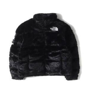 Supreme シュプリーム サイズ:S 20AW THE NORTH FACE フェイクファー ヌプシ ダウンジャケット (Faux Fur Nuptse Jacket) ブラック