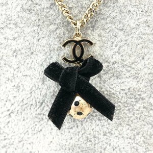 CHANEL シャネル ココマーク リボン ネックレス パール幅13.6mm 【CKAF6011】