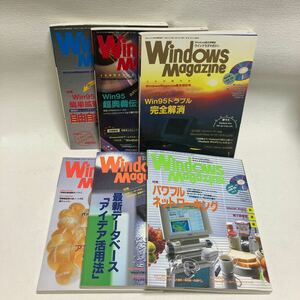 c352-10 80 雑誌 Windows Magazine ウィンドウズ 総合情報誌 パソコン誌 まとめて ネット マガジン 付録CD-ROM無し 1996年 汚れ痛み有り